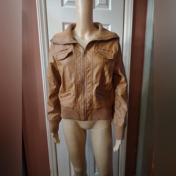 zenna outfitters Jackets & Blazers - Zenna outfitters women's size large Brown zip up jacket